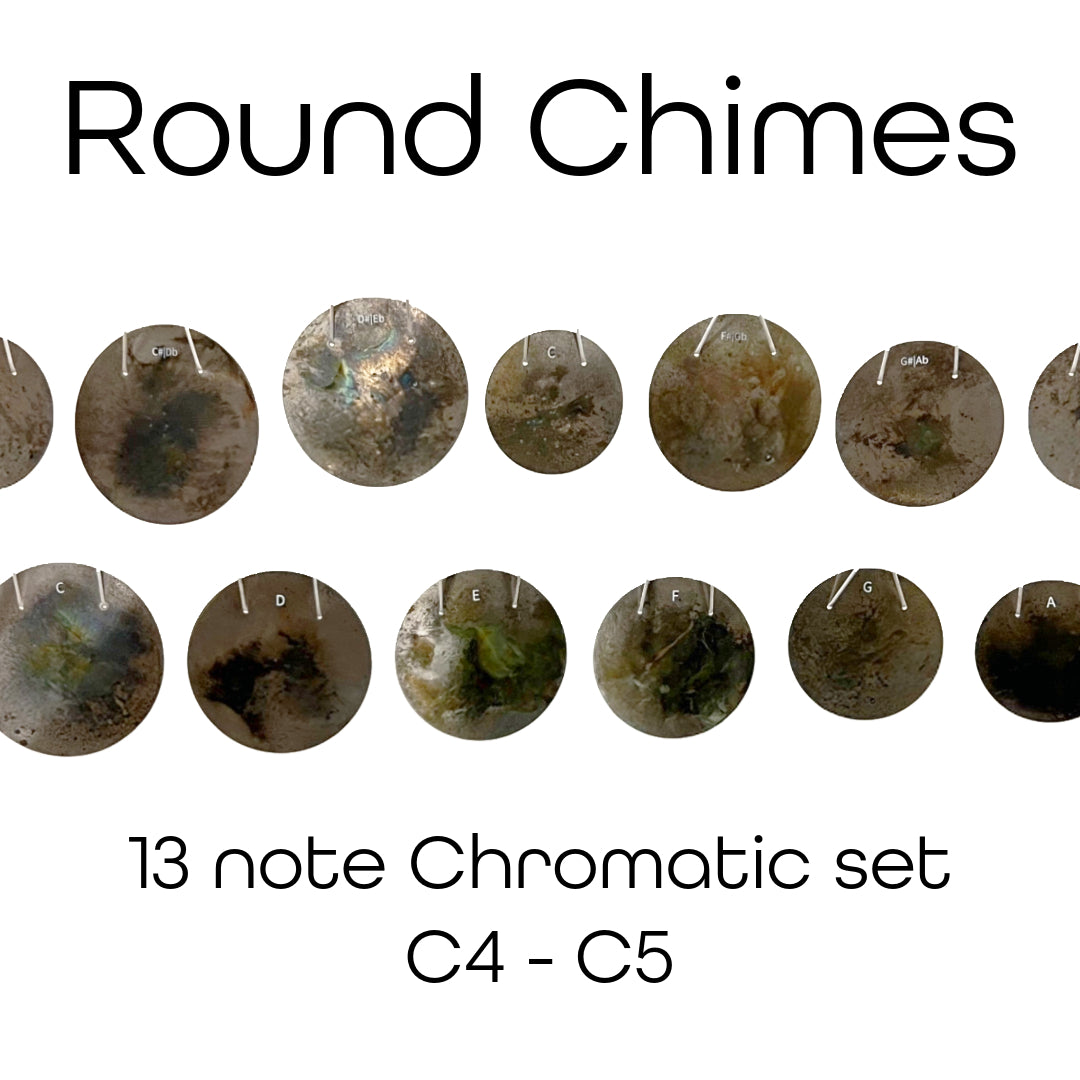 Round Chime Chromatic Set: C4-C5 - 13 notes