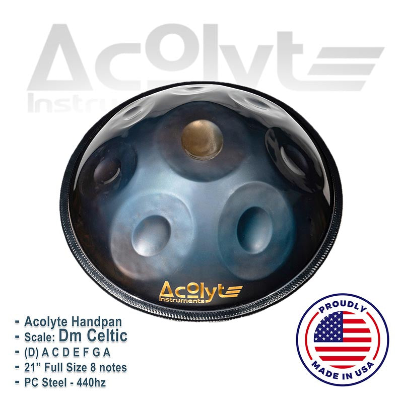 Acolyte Handpan – Dm Celtic 8